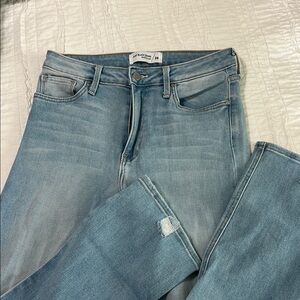 Women's Just Black Blue Jeans